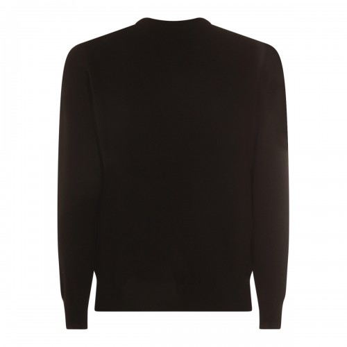 BLACK WOOL KNITWEAR