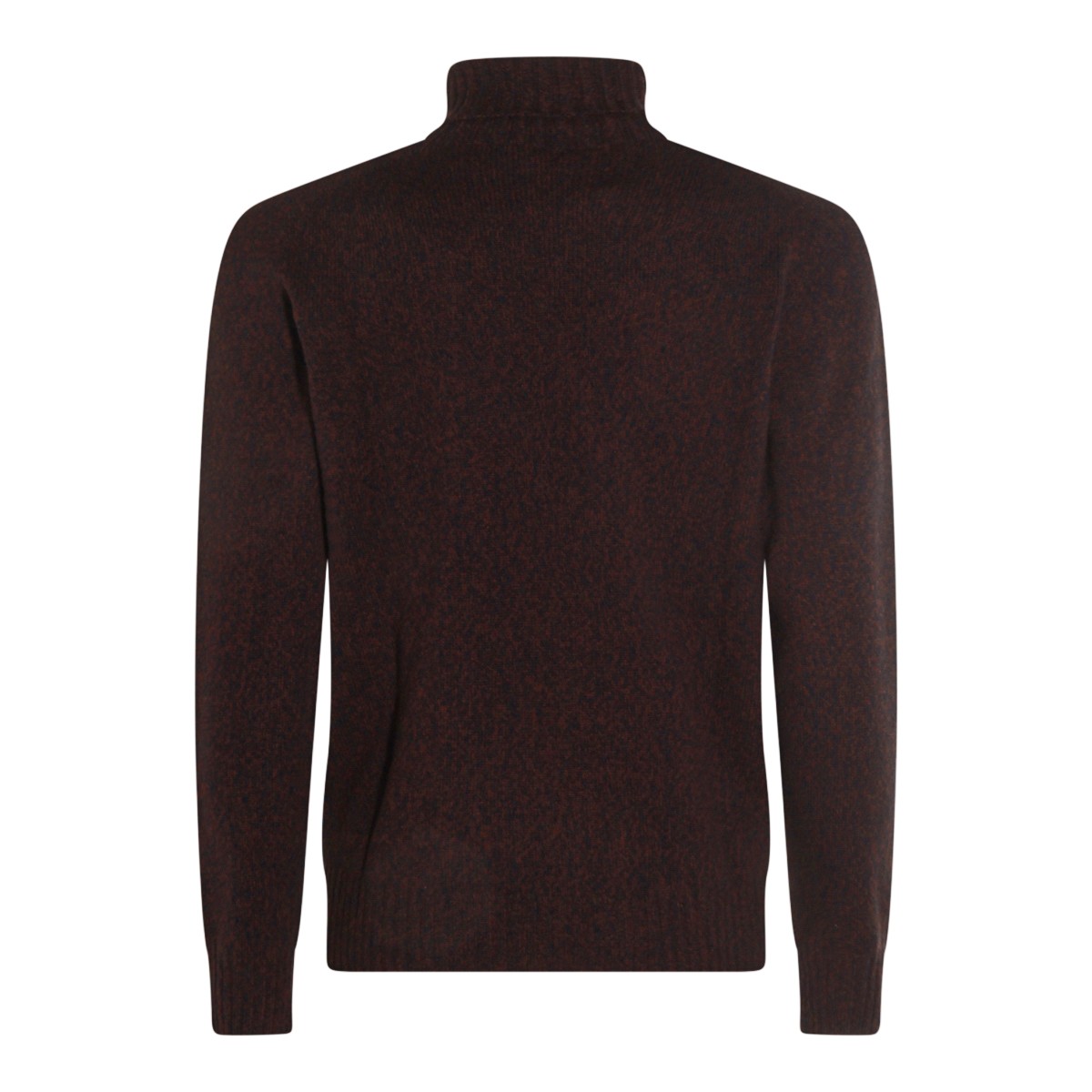 BROWN WOOL KNITWEAR