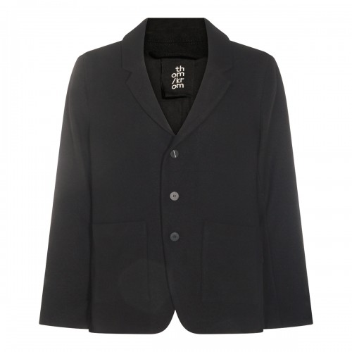 BLACK WOOL BLAZER