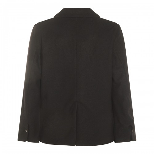 BLACK WOOL BLAZER 2