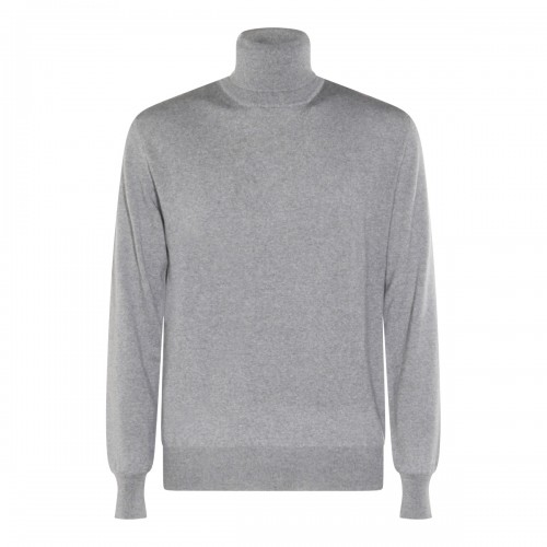 GREY WOOL KNITWEAR