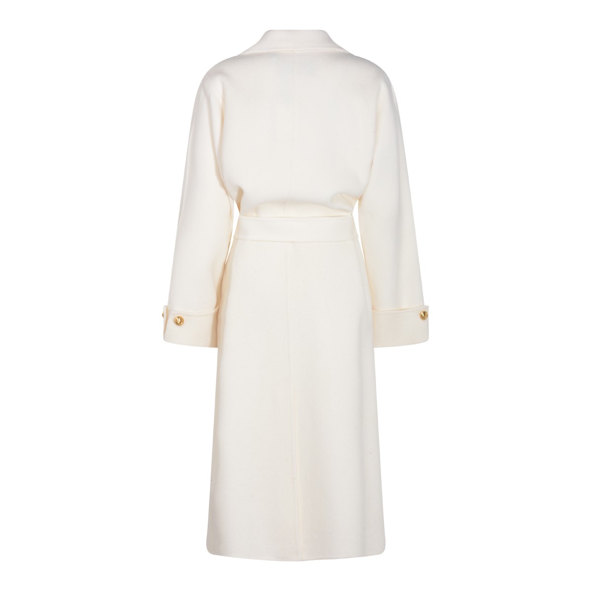 WHITE WOOL COAT