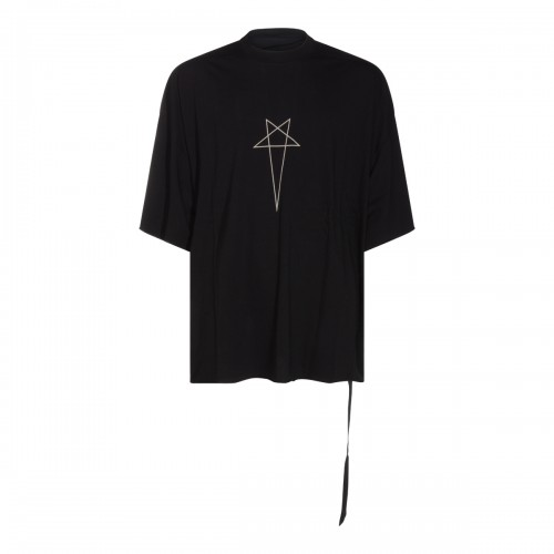 BLACK COTTON TOMMY T-SHIRT