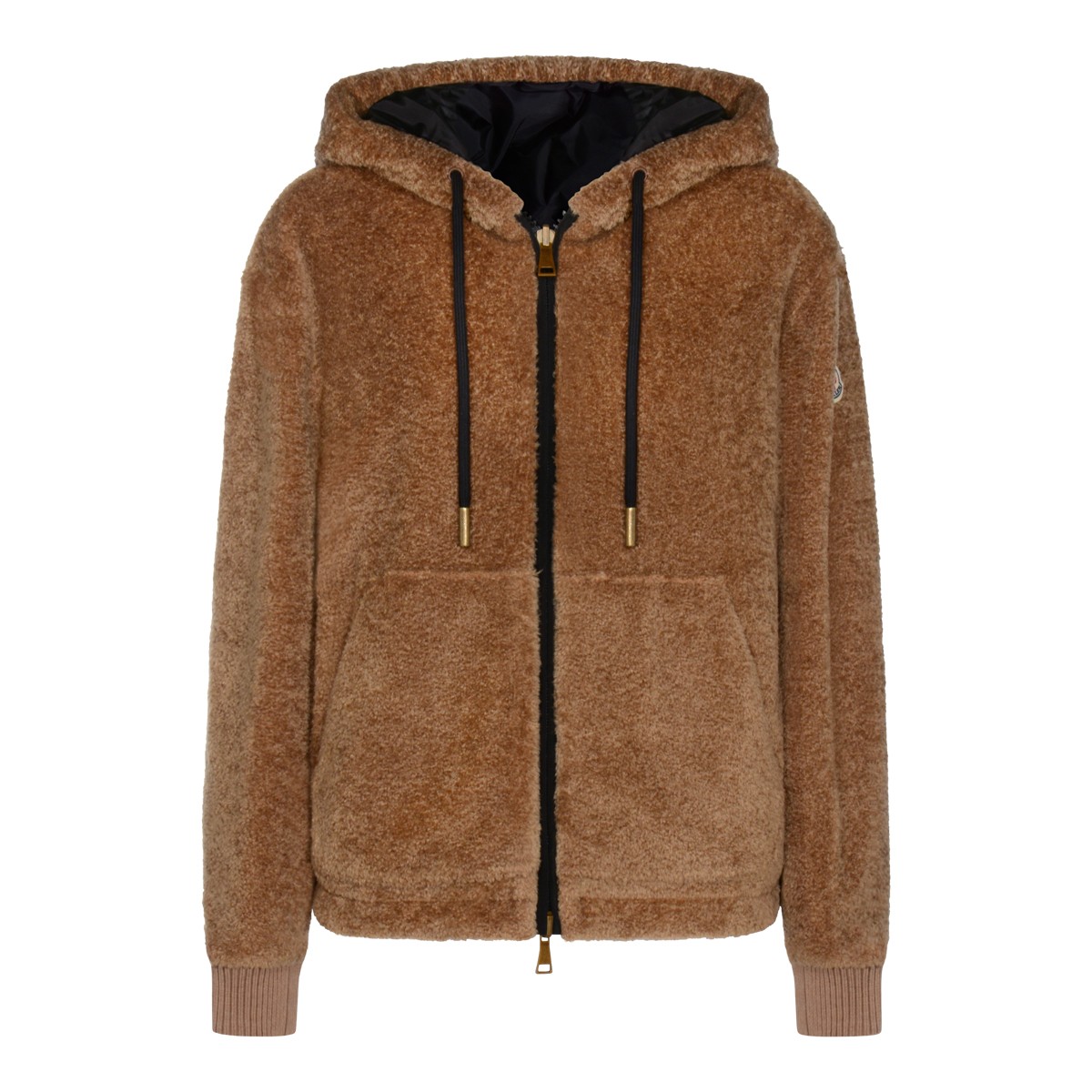 BROWN COTTON SWEATSHIRT