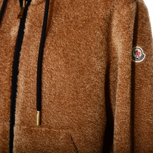 BROWN COTTON SWEATSHIRT