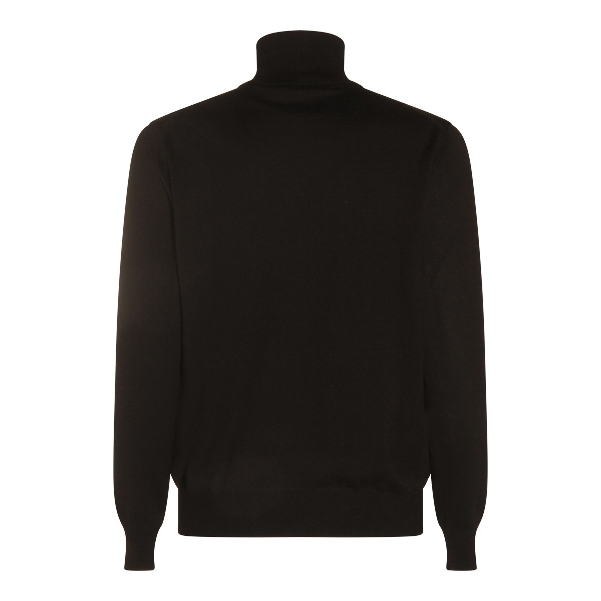 BLACK WOOL KNITWEAR