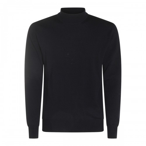 NAVY WOOL KNITWEAR