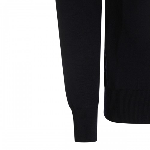 NAVY WOOL KNITWEAR