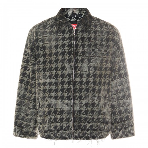 GREY COTTON CASUAL JACKET