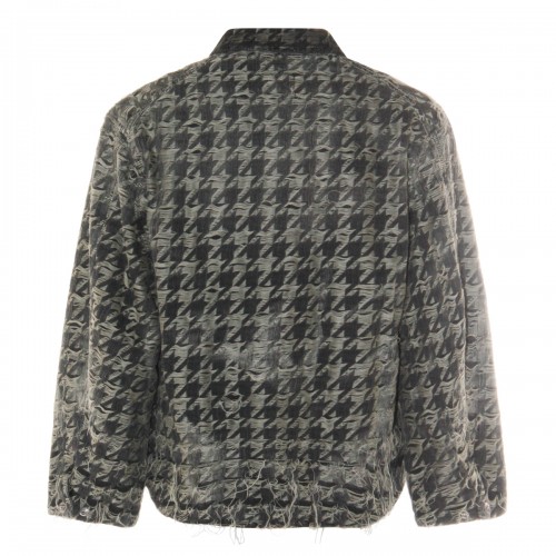 GREY COTTON CASUAL JACKET