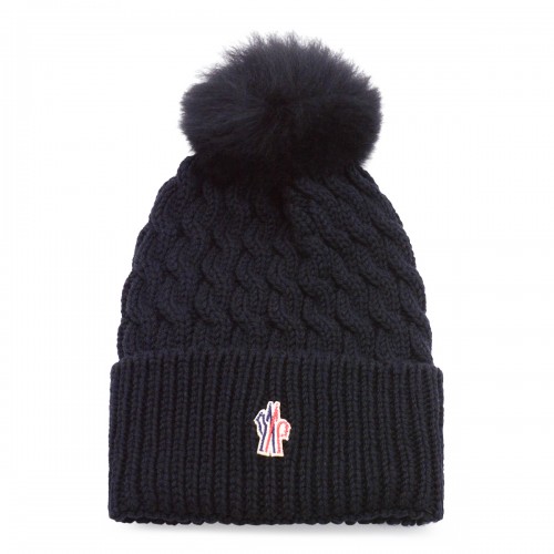 BLACK WOOL HAT