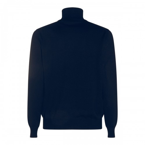 NAVY WOOL KNITWEAR 2