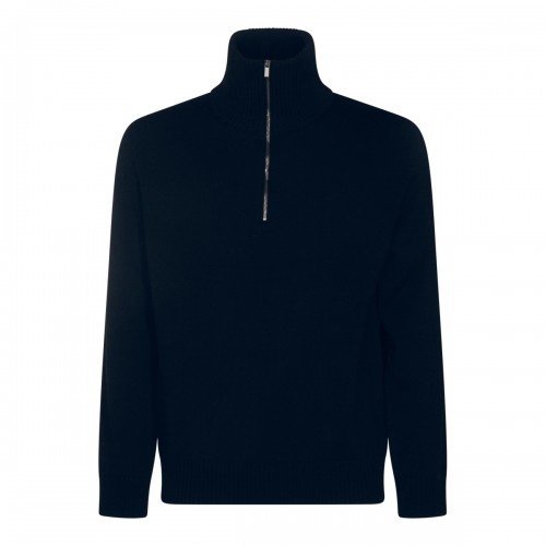 NAVY WOOL KNITWEAR