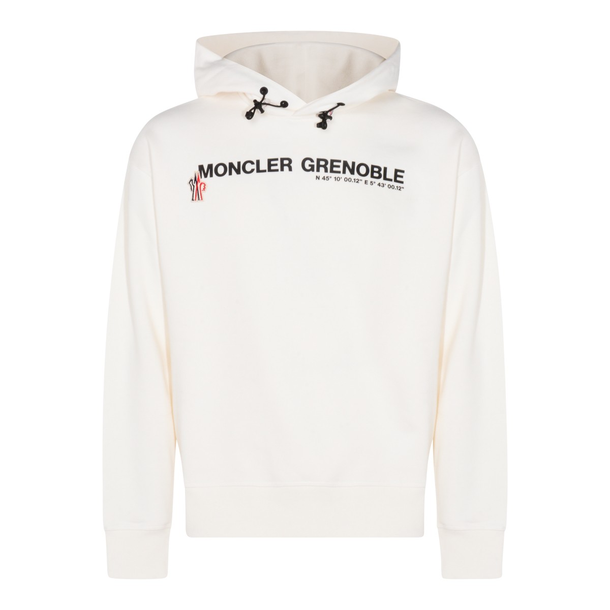 WHITE COTTON SWEATSHIRT