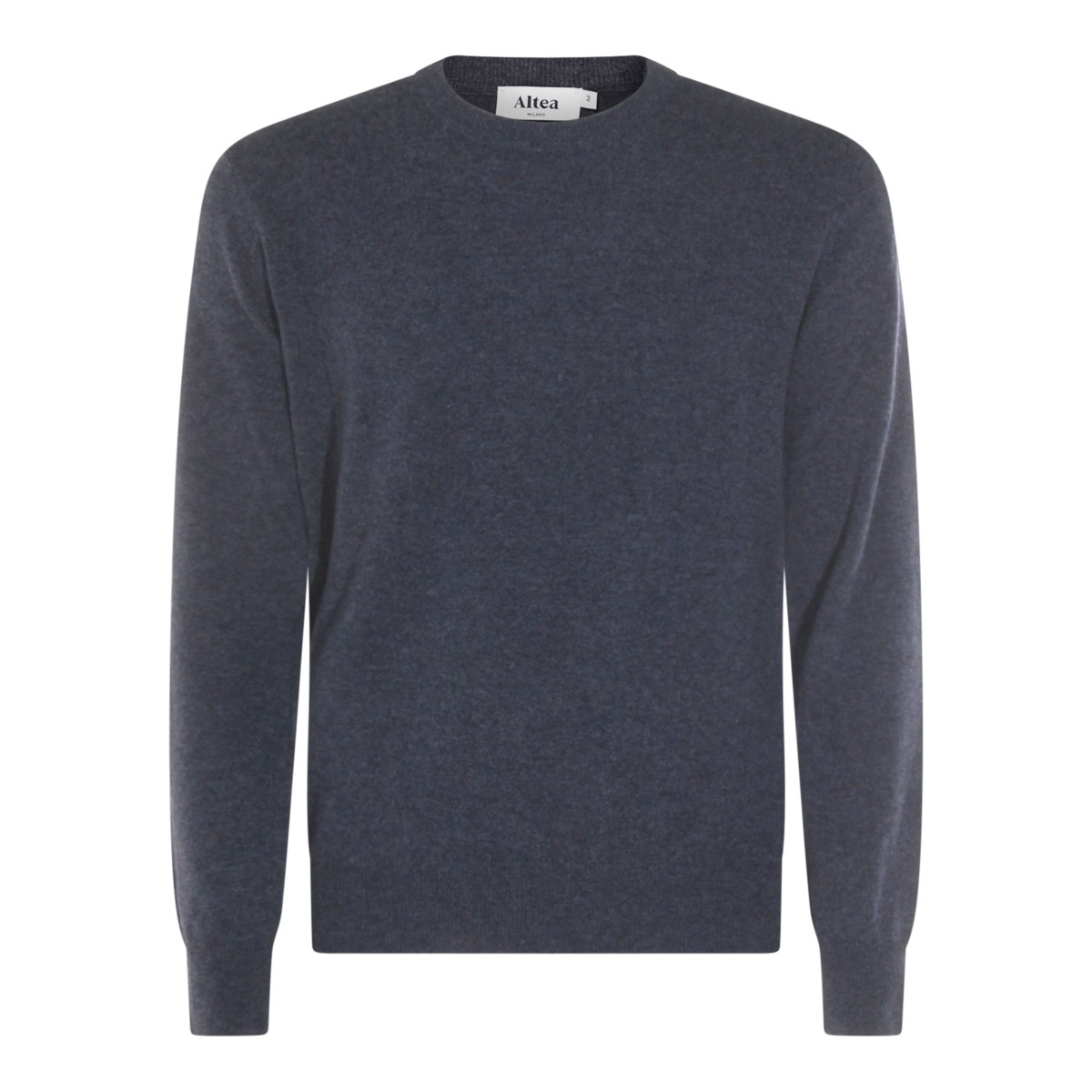 BLUE WOOL KNITWEAR