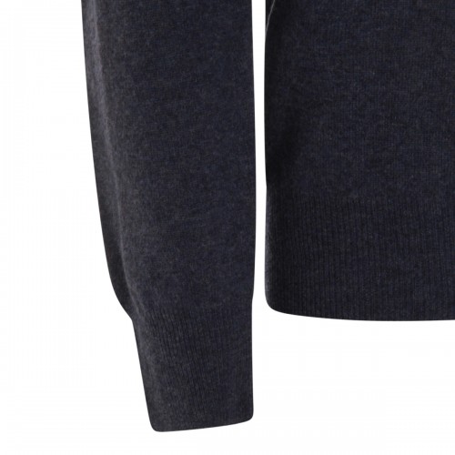 BLUE WOOL KNITWEAR