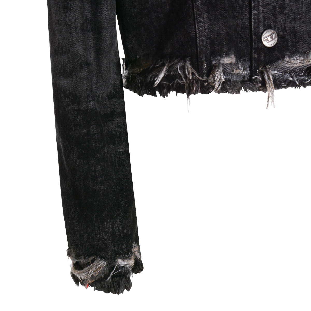 BLACK COTTON DENIM JACKET