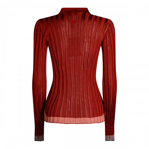 RED VISCOSE POLO SHIRT 2