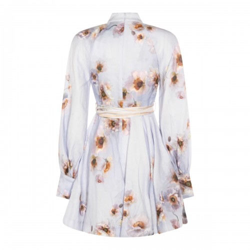 LILAC COTTON MINI DRESS