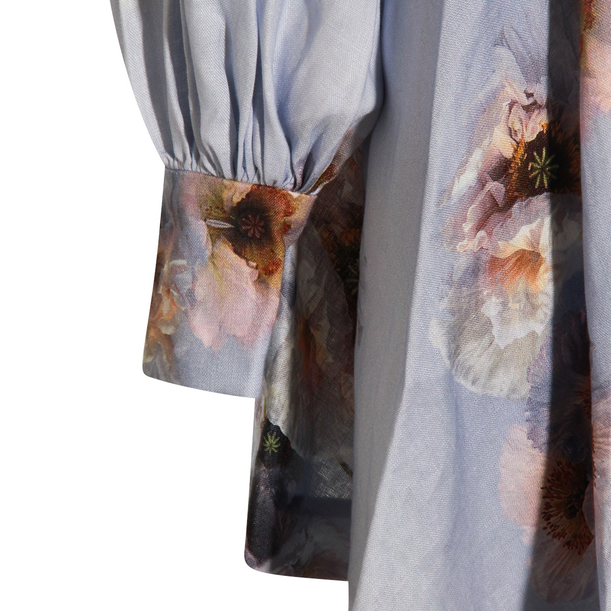 LILAC COTTON MINI DRESS