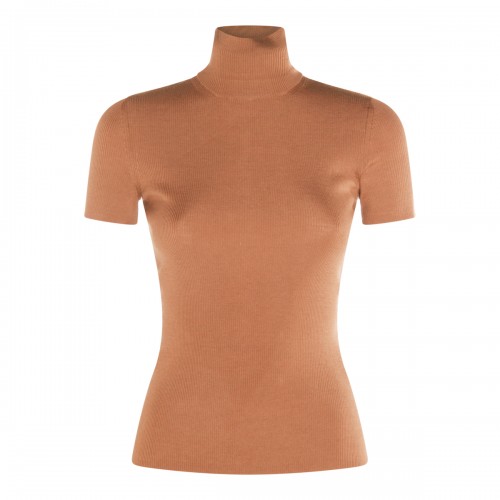 BROWN WOOL AFA1234 KNITWEAR
