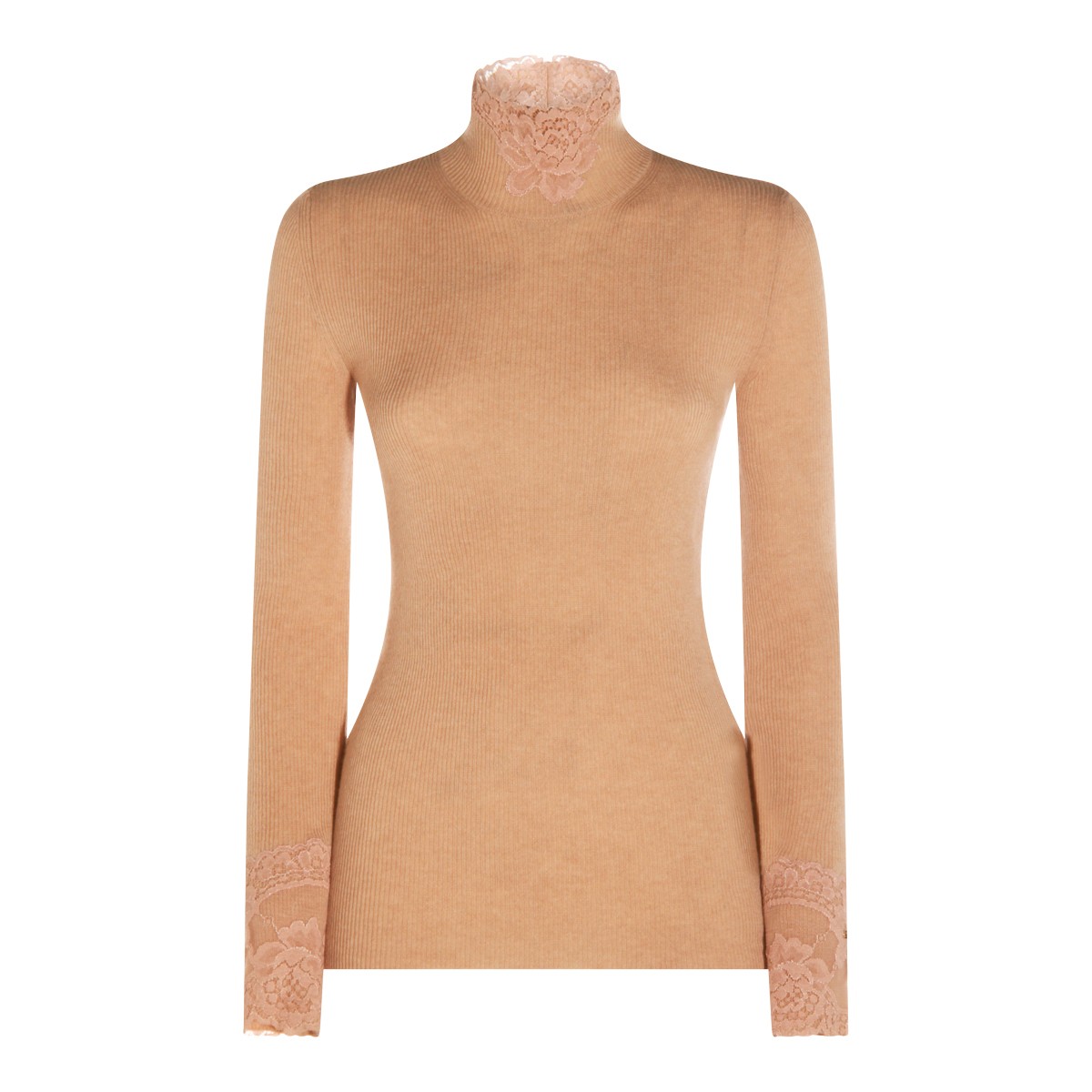 BEIGE COTTON KNITWEAR