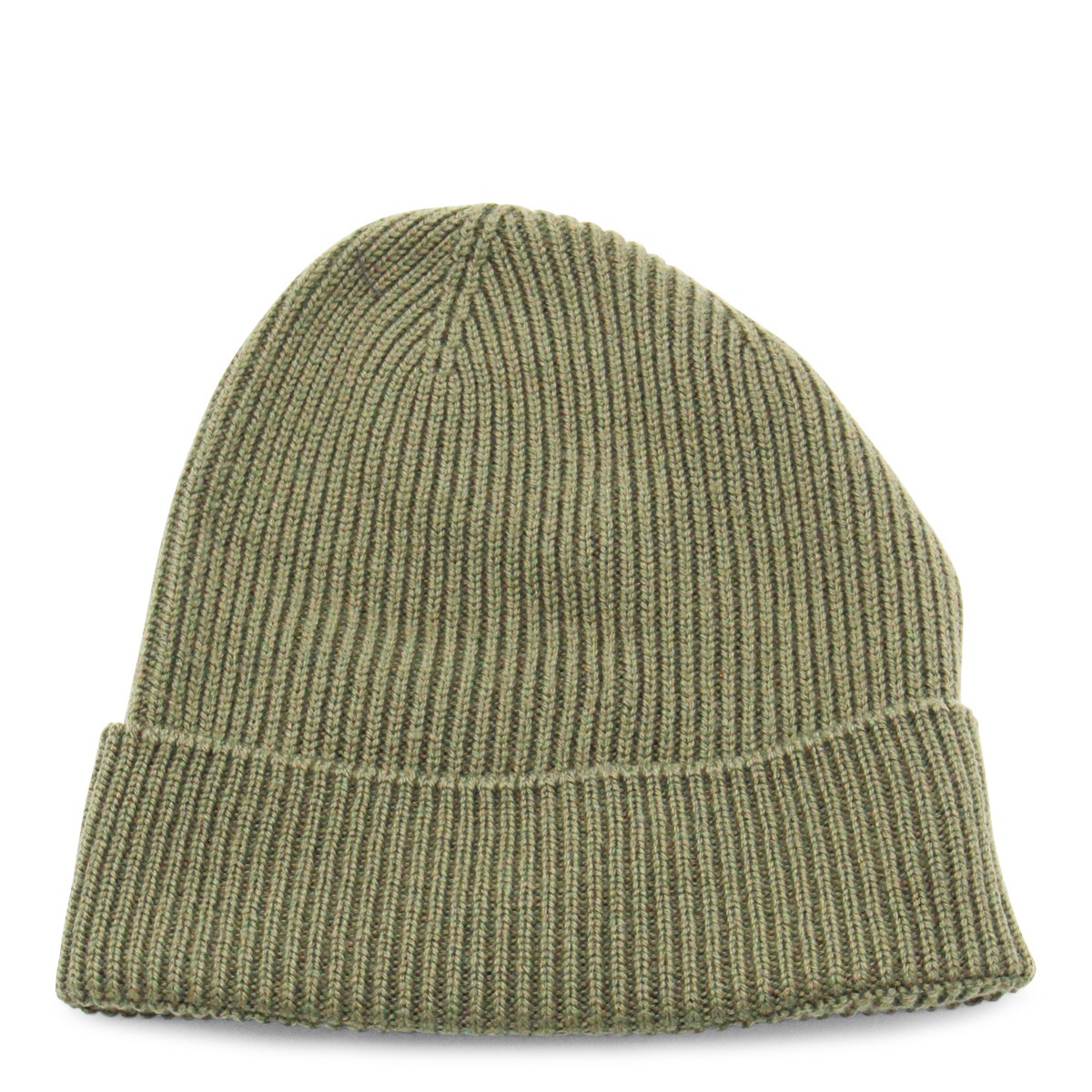 GREEN WOOL BEANIE