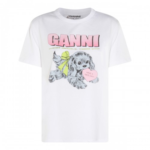 WHITE COTTON T-SHIRT