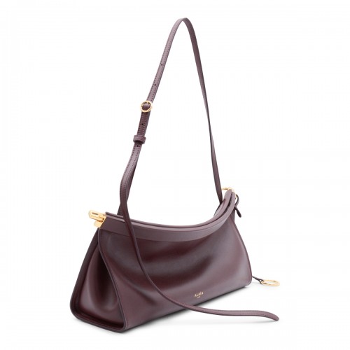 RED LEATHER EAST WEST MEDIUM CROSSBODY BAG