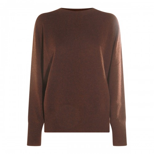 BROWN CASHMERE KNITWEAR