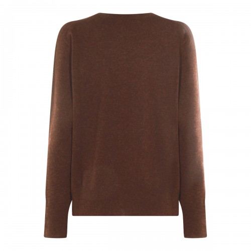 BROWN CASHMERE KNITWEAR