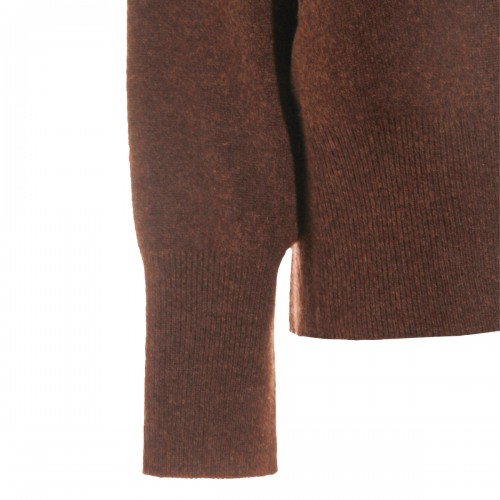 BROWN CASHMERE KNITWEAR
