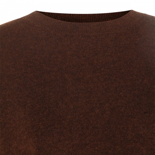 BROWN CASHMERE KNITWEAR