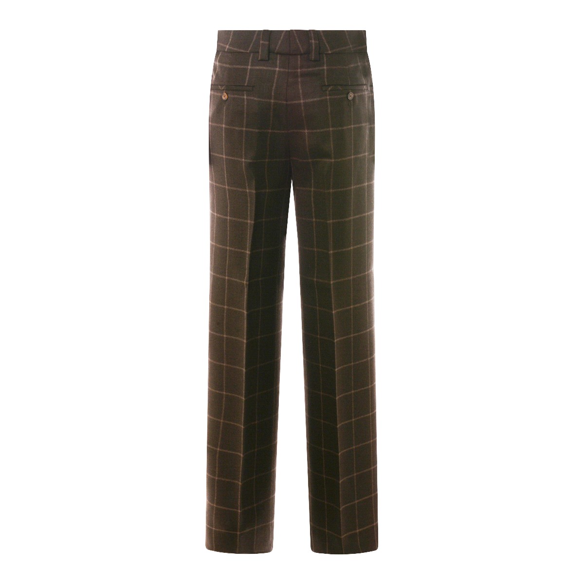 BROWN WOOL PANTS