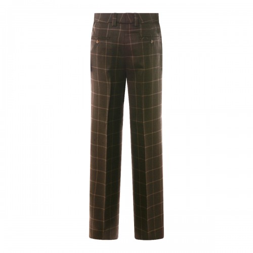 BROWN WOOL PANTS