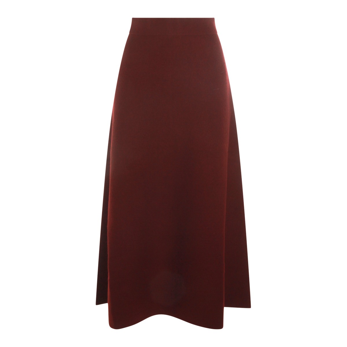 DARK RED GIBERNA WOOL SKIRT