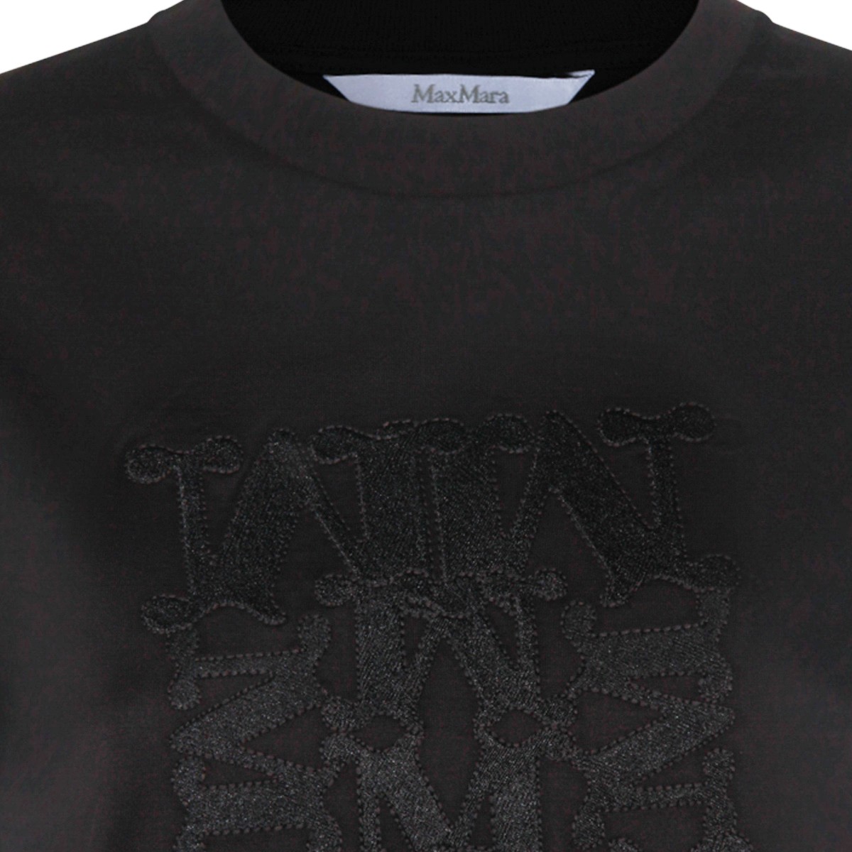 BLACK COTTON BRAVO T-SHIRT