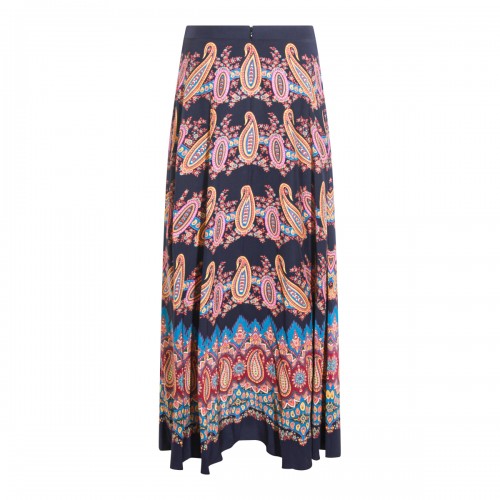 MULTICOLOR SILK SKIRT 2