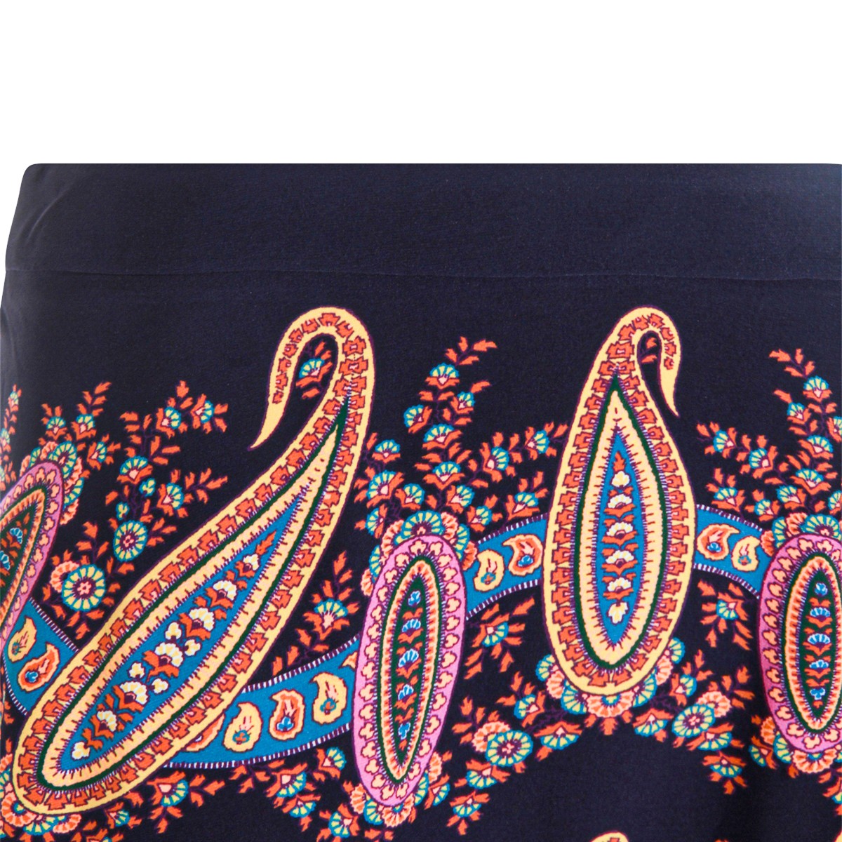 MULTICOLOR SILK SKIRT