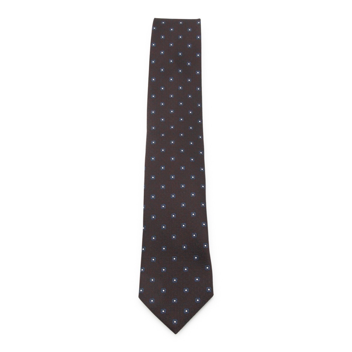 BROWN SILK TIE