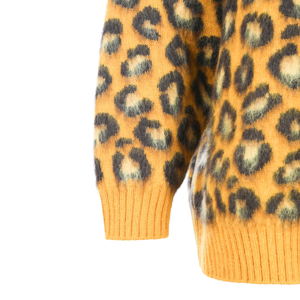 DARK YELLOW WOOL KNITWEAR