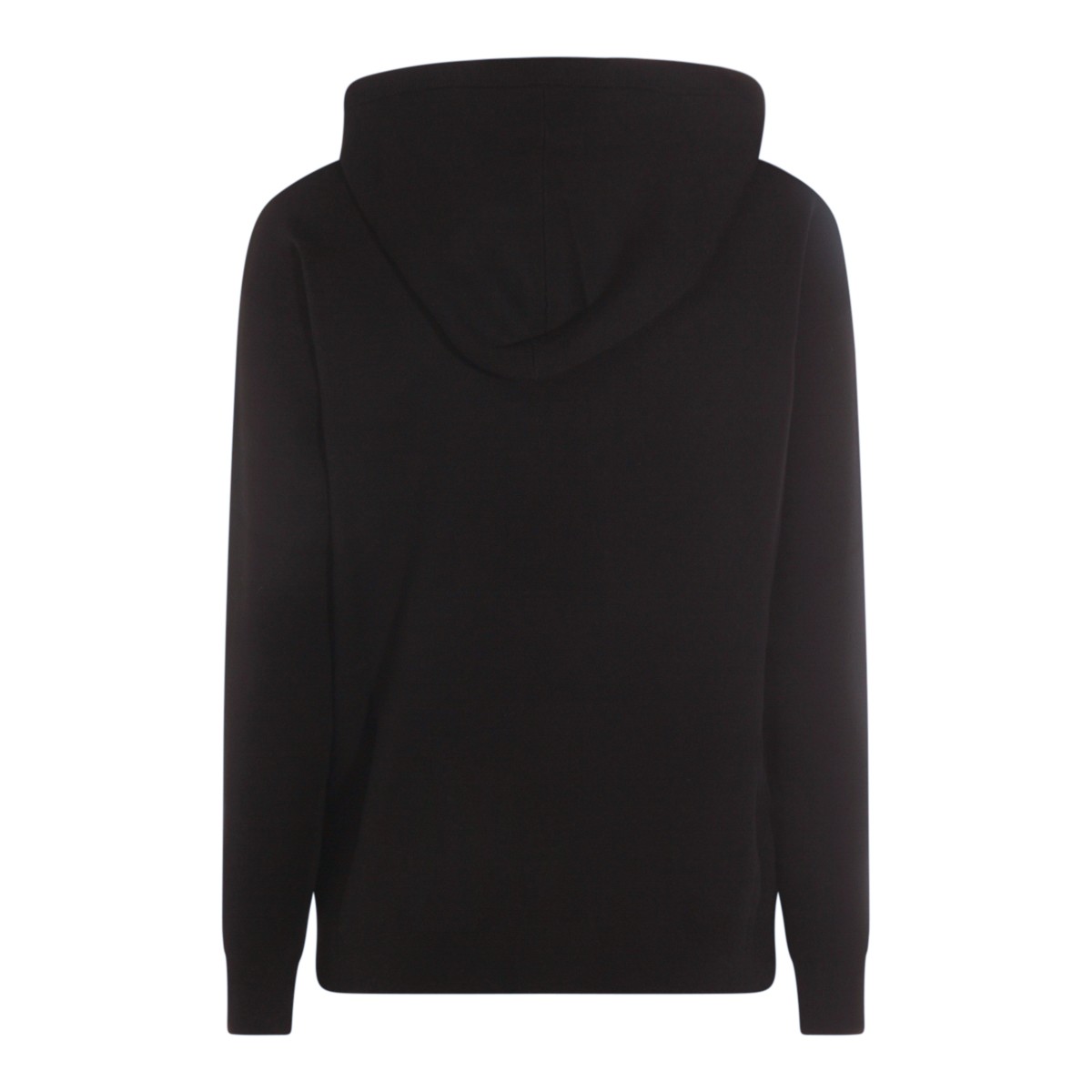 BLACK WOOL TADDEO SWEATSHIRT