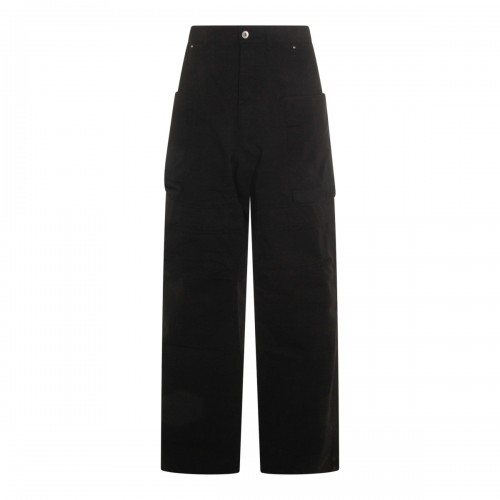 BLACK COTTON STEFAN CARGO PANTS