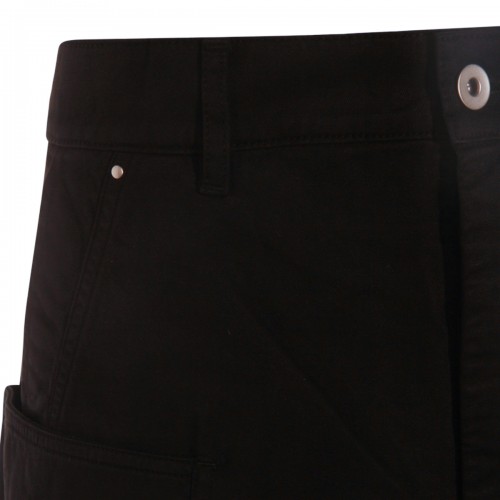 BLACK COTTON STEFAN CARGO PANTS