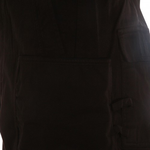 BLACK COTTON STEFAN CARGO PANTS