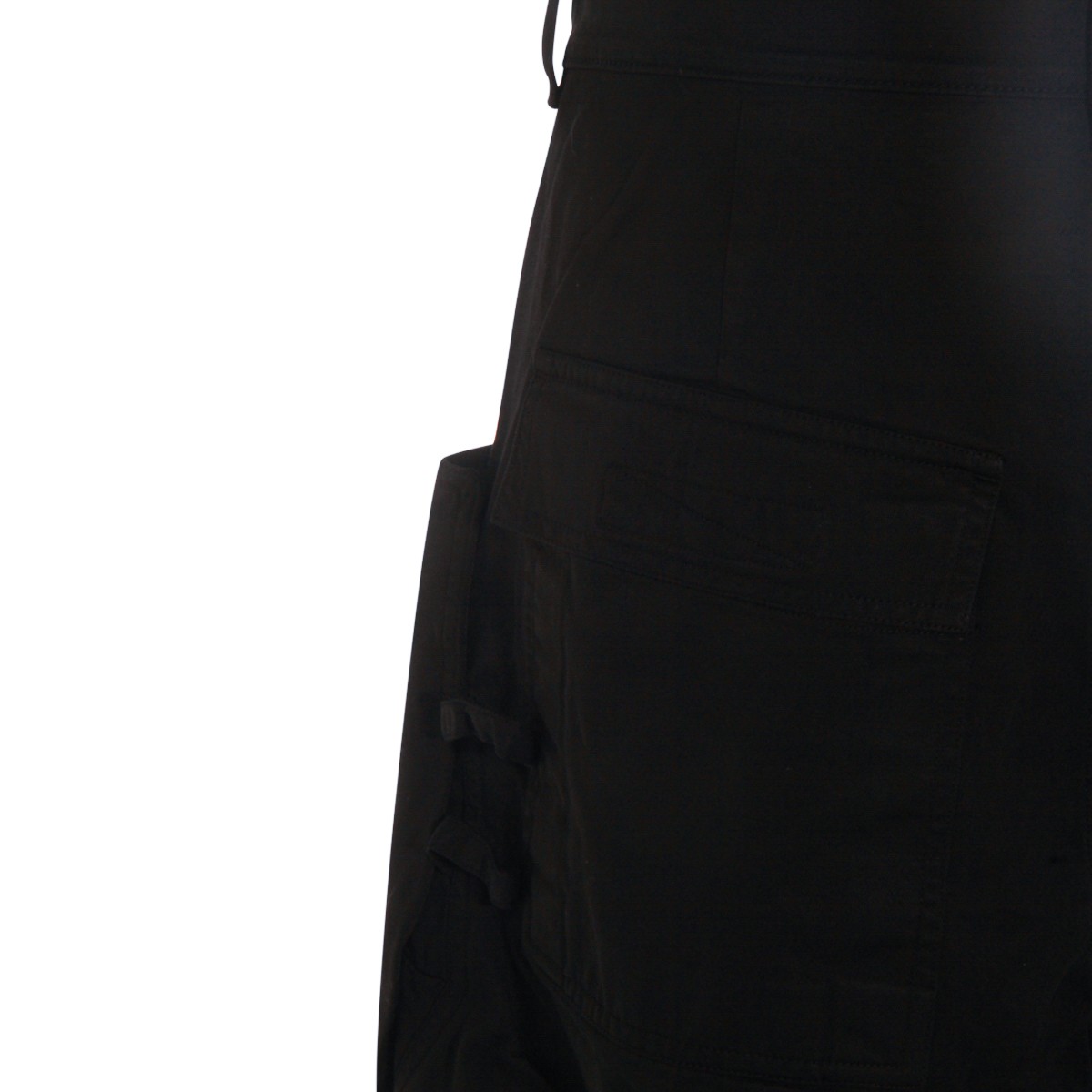 BLACK COTTON STEFAN CARGO PANTS