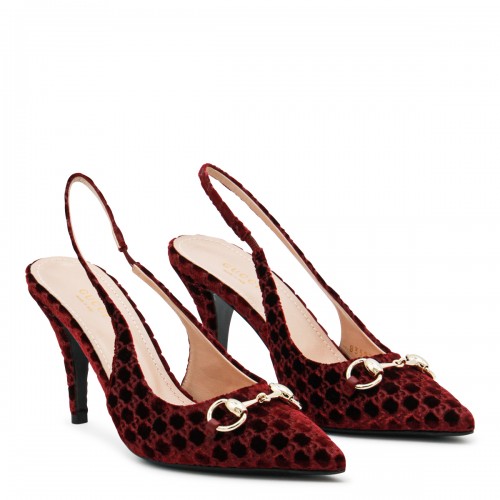 DARK RED PUMPS