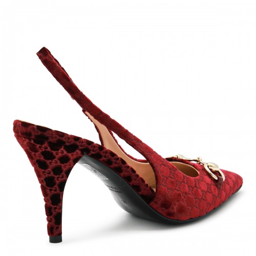 DARK RED PUMPS