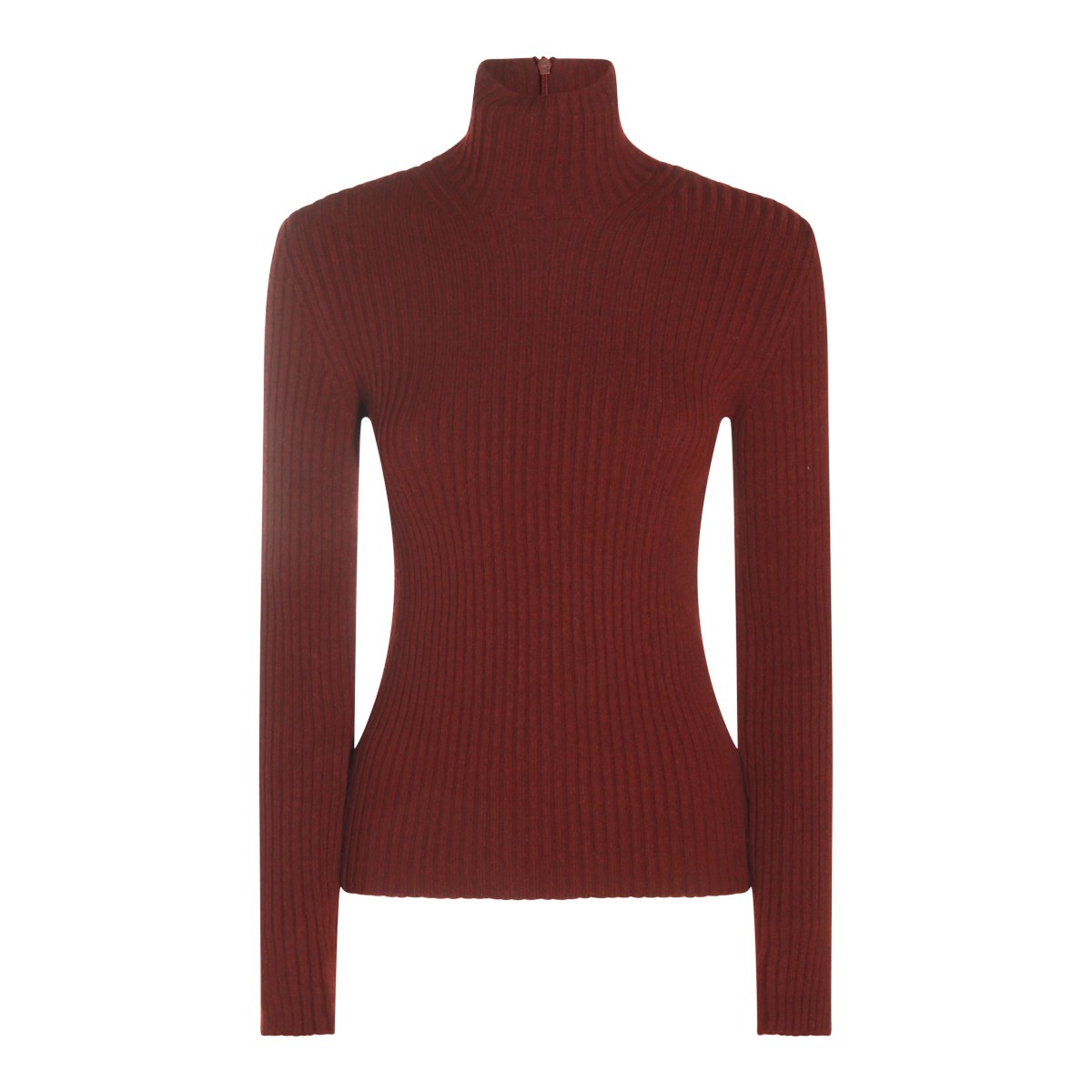 DARK RED WOOL ARAL1234 KNITWEAR