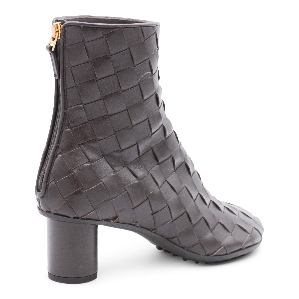 BROWN LEATHER ATOMIC BOOTS